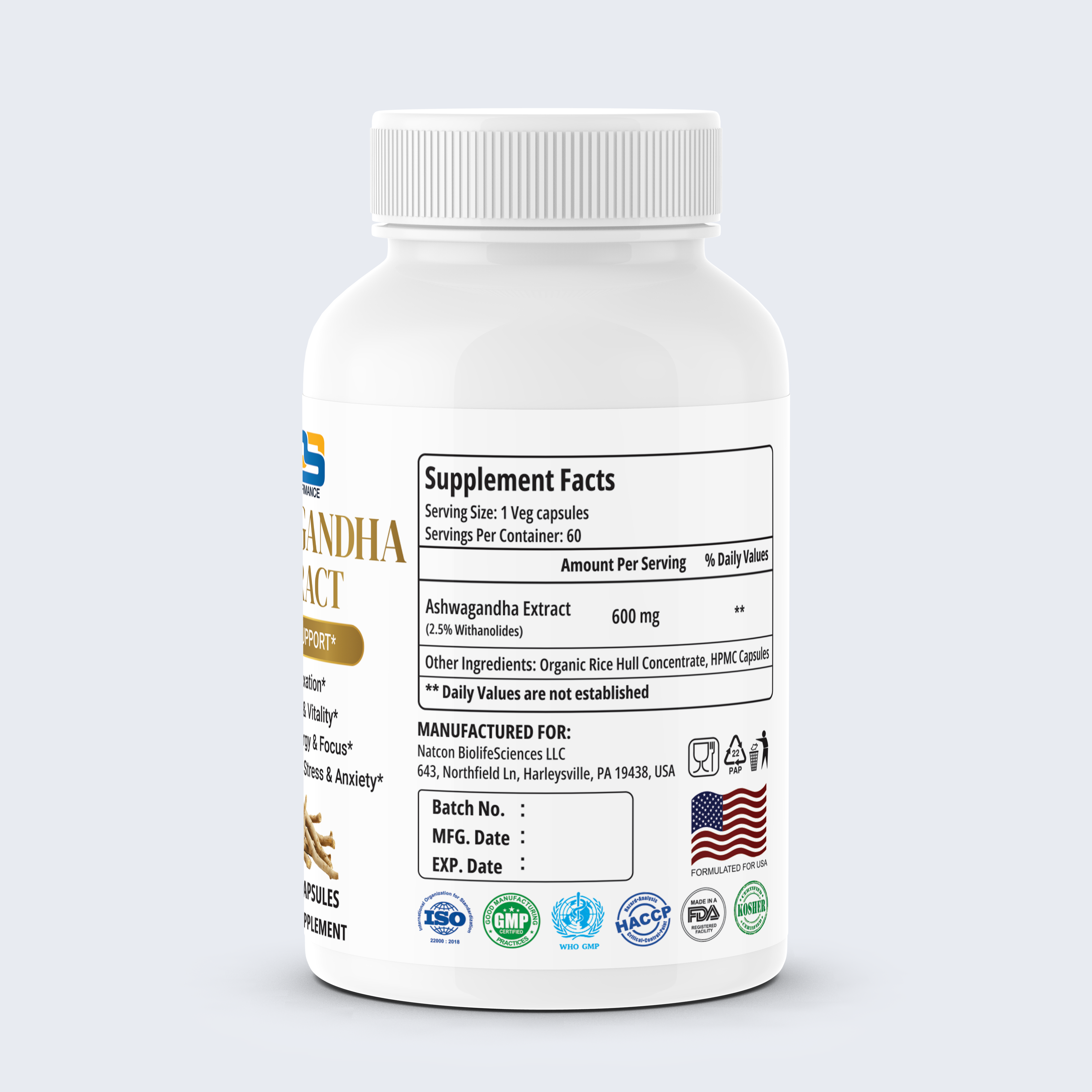 TPS Ashwagandha Extract – Stress Support