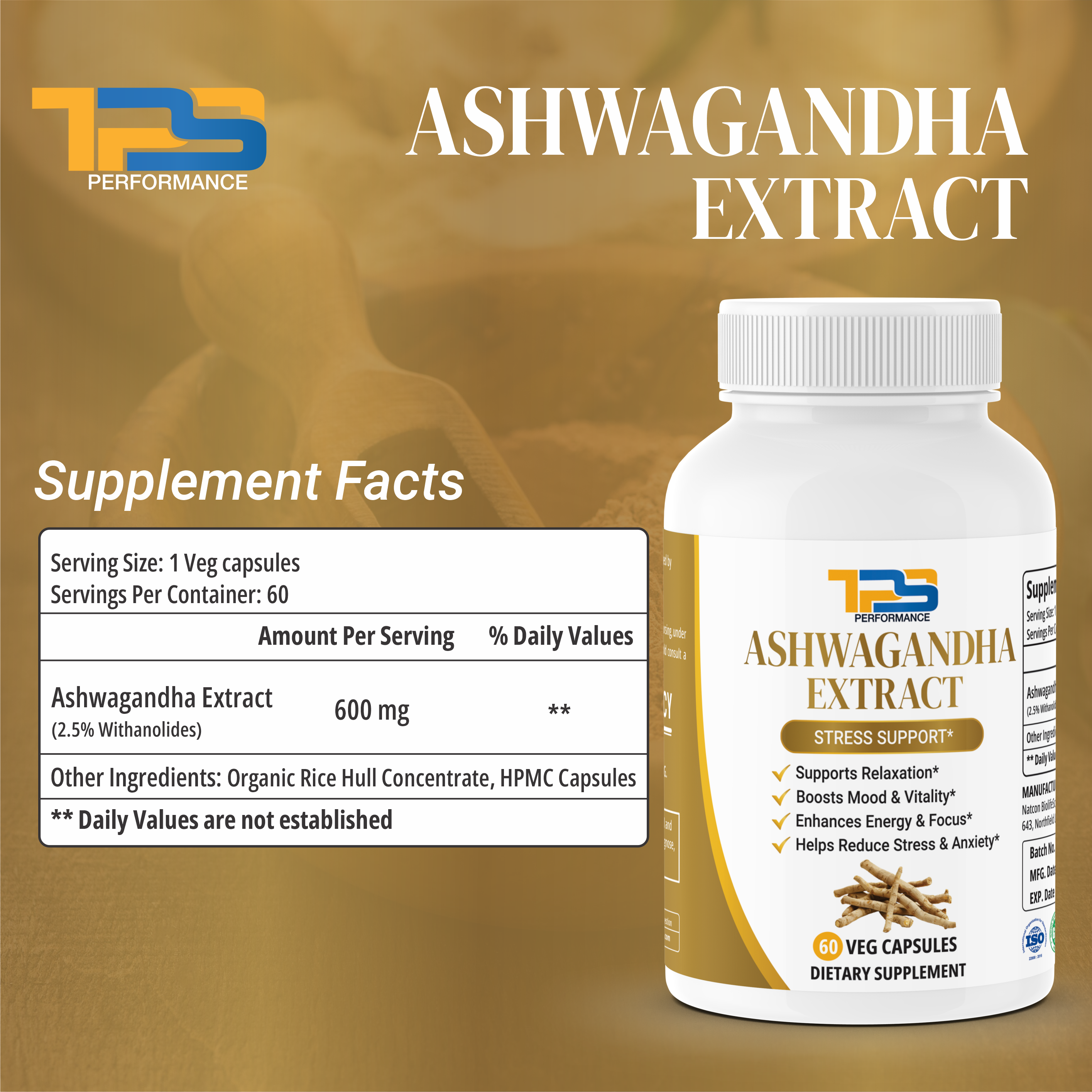 TPS Ashwagandha Extract – Stress Support